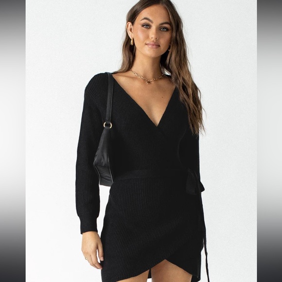Princess Polly Phenix black mini dress - Picture 1 of 7